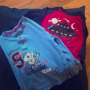 Bundle of 2 long sleeve Boys 4T